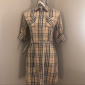 Burberry shirt dress fits like a women’s 2P